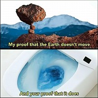 Your proof down the toilet.